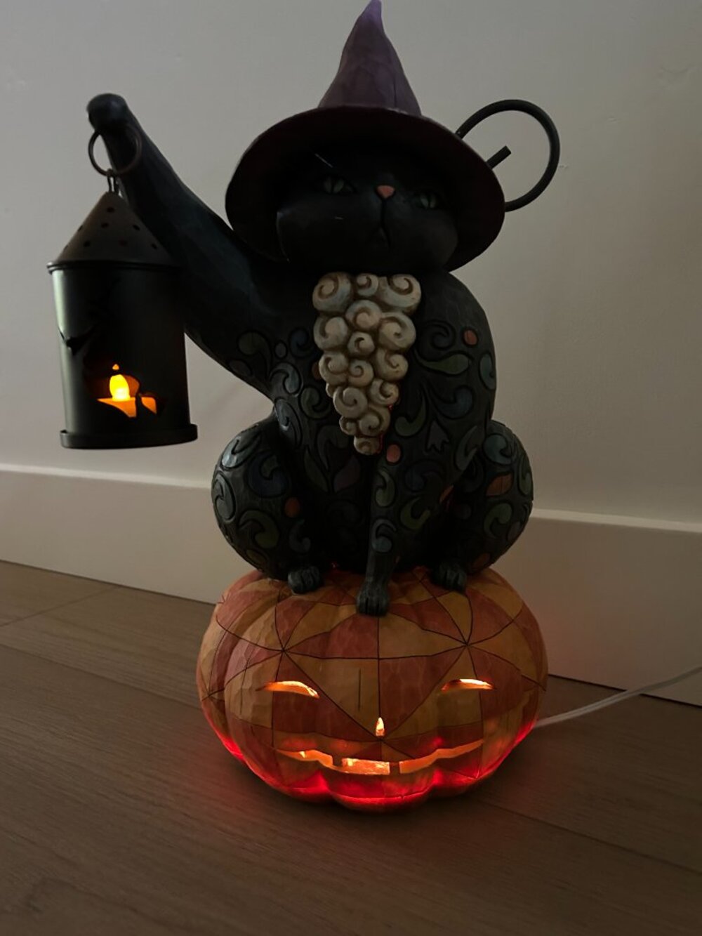 Jim Shore Halloween Cat - RARE - Picture 2 of 5